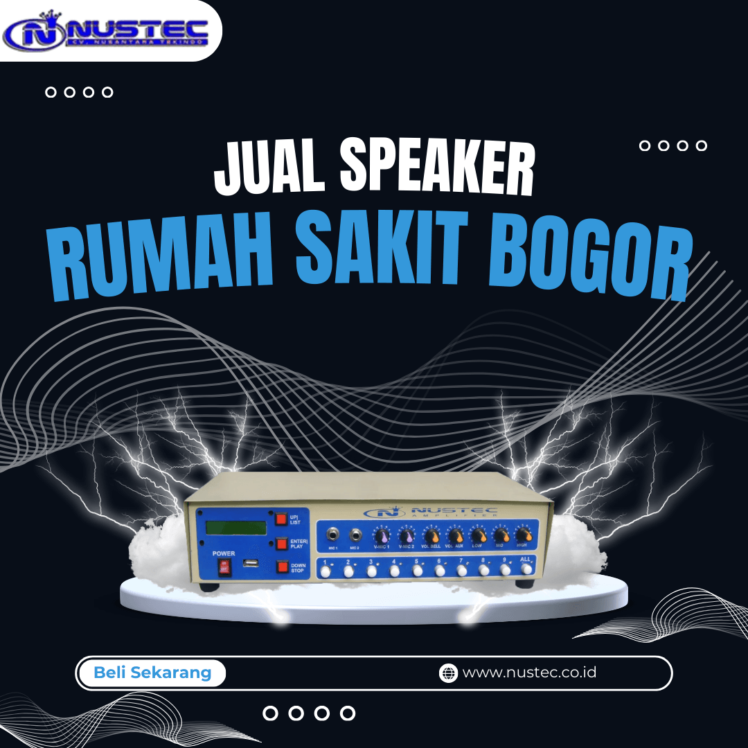 Jual Speaker Rumah Sakit Bogor | Produk Berkualitas