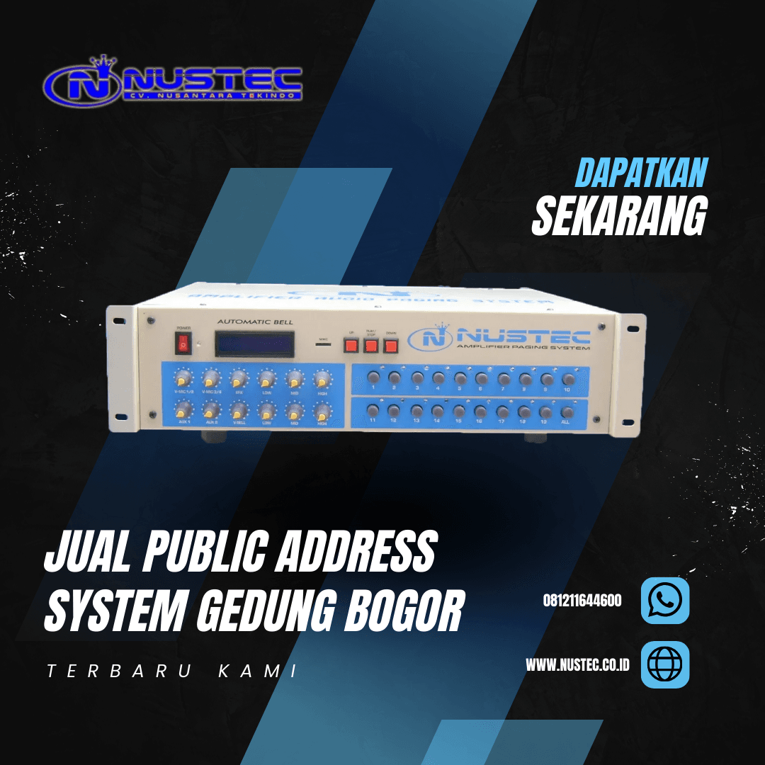 Jual Public Address System Gedung Bogor