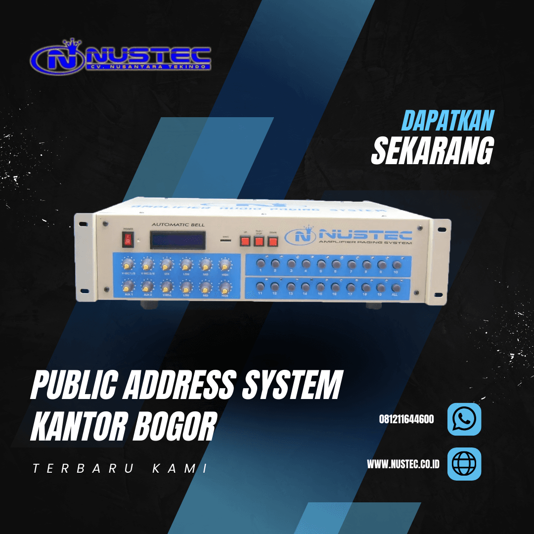 Public Address System Kantor Bogor