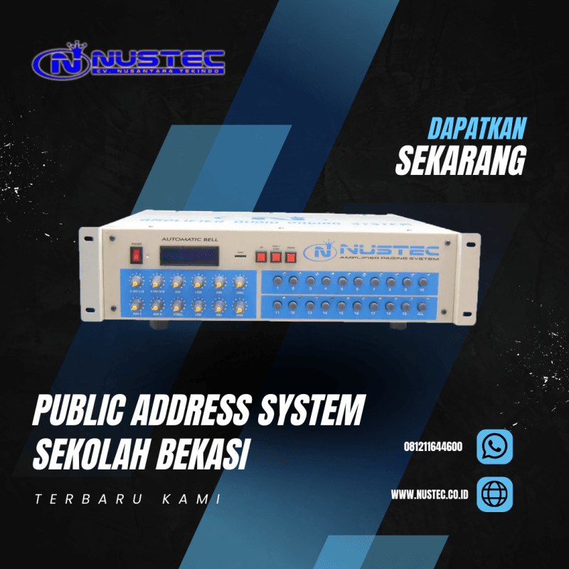 Public Address System Sekolah Bekasi