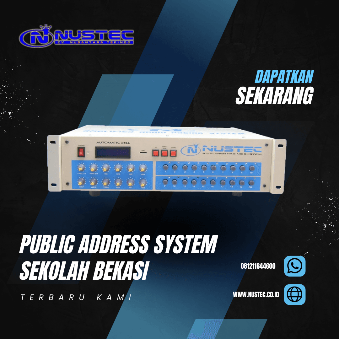 Public Address System Sekolah Bekasi