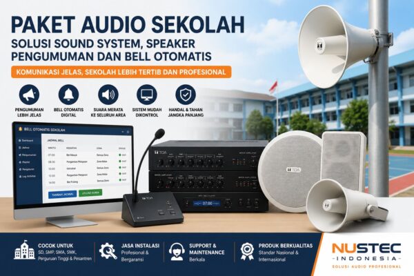 paket audio sekolah lengkap