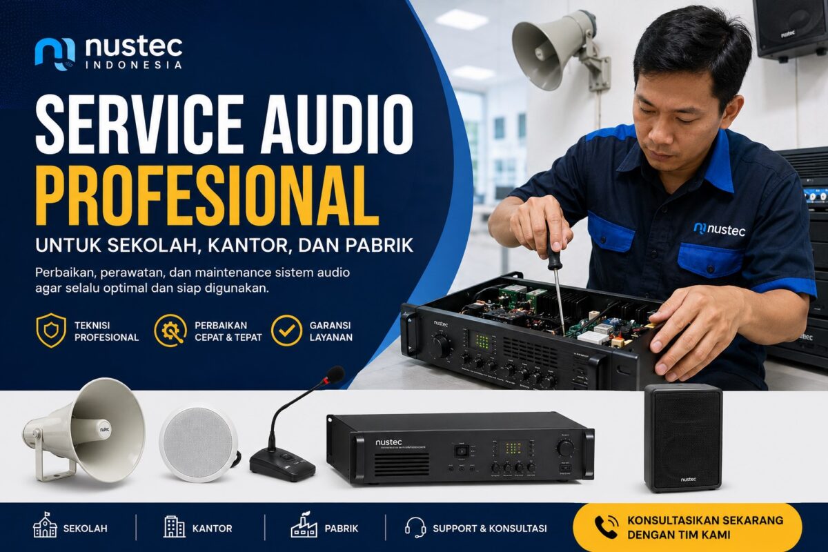 service audio profesional untuk sekolah dan kantor