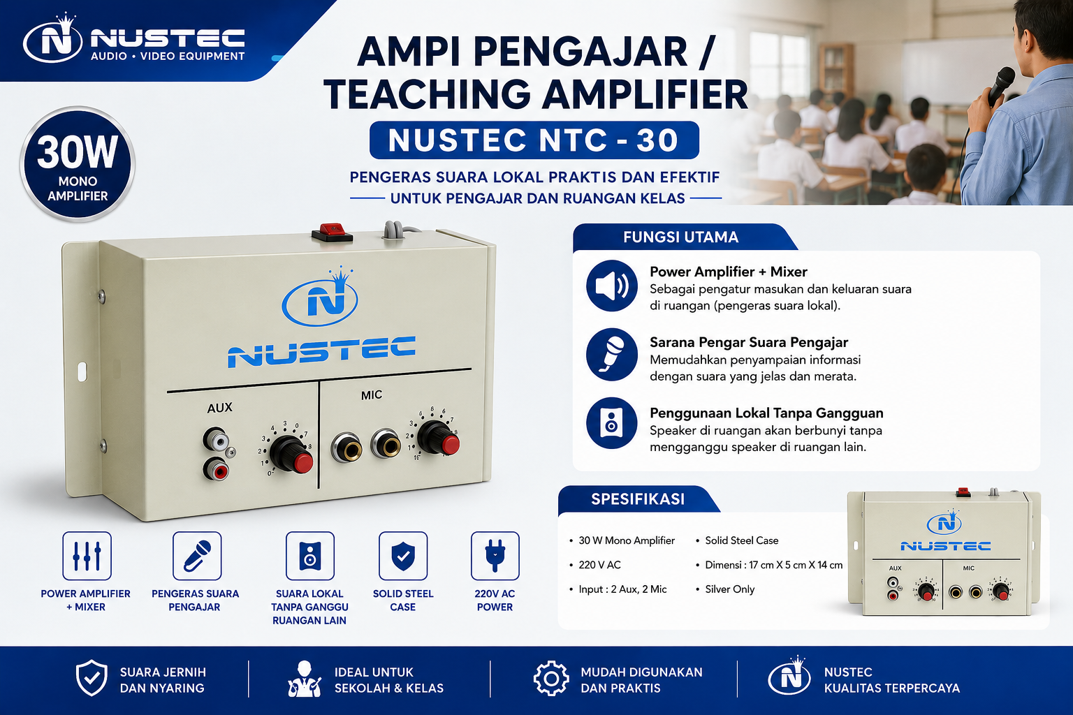 Ampli pengajar Teaching amplifiier