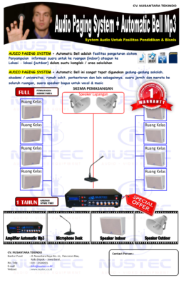 BROSUR PAKET bell 10 speaker