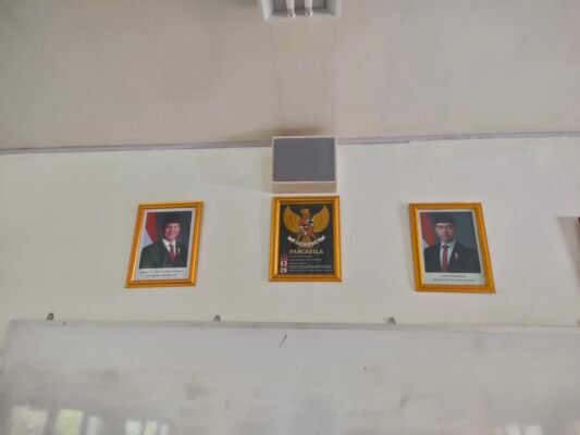 Hasil pemasangan audio paging system NUSTEC di sekolah