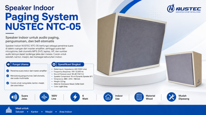 Speaker indoor nustec
