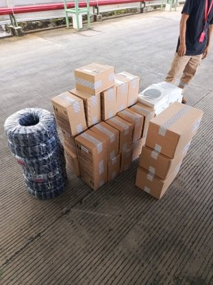 Persiapan material instalasi Smart Audio Paging System Cimory