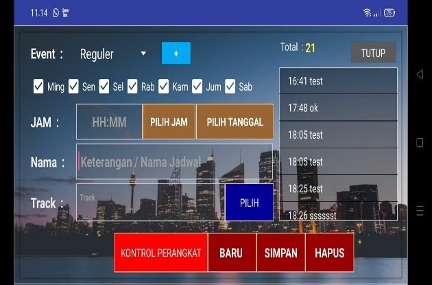 Pengaturan jadwal bel otomatis berbasis IoT di Pabrik Cimory