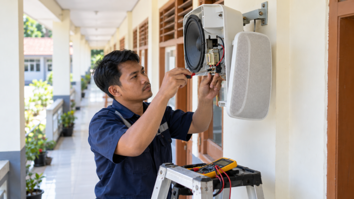 Penyebab speaker sekolah sering rusak